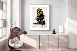 Displaying Banksy prints at home